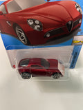 Hot Wheels 1/64 Alfa Romeo 8C Competizione Red