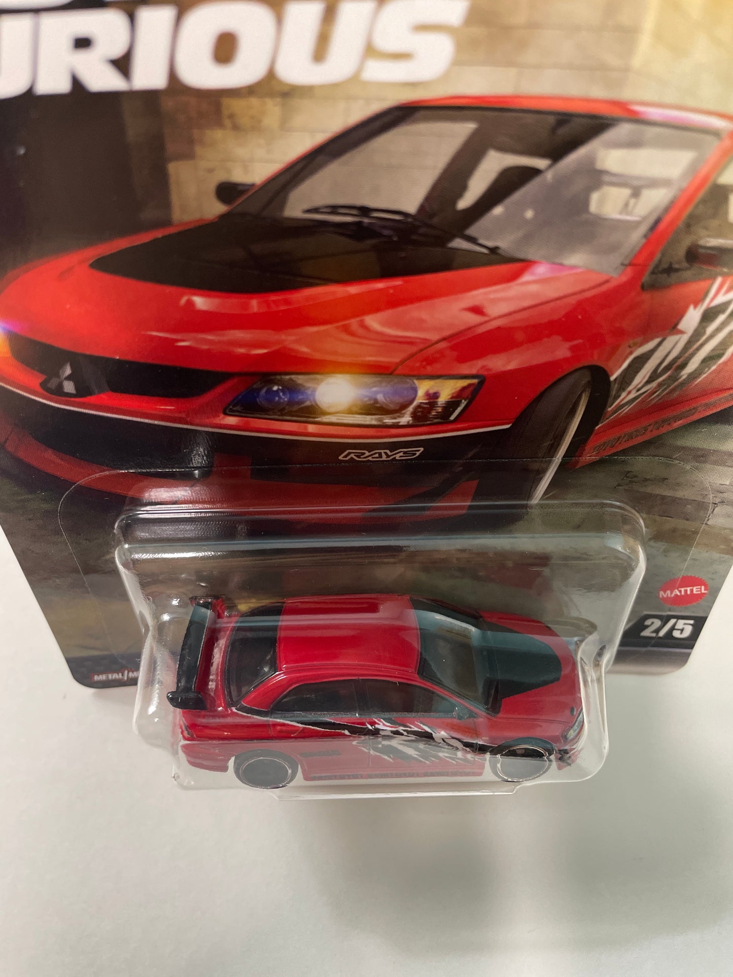Hot Wheels 1/64 Fast & Furious Mix M Mitsubishi Lancer Evolution IX Red