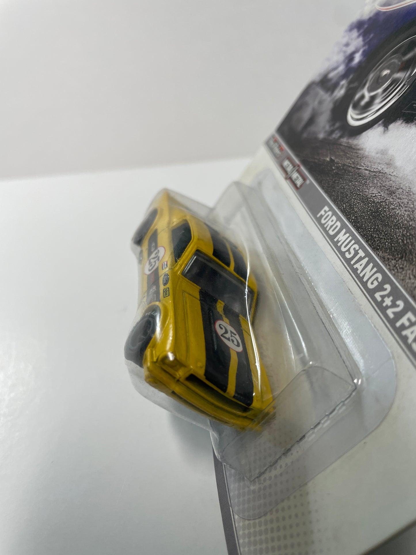 Hot Wheels 1/64 Racing Ford Mustang 2+2 Fastback Yellow