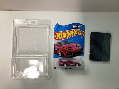 Hot Wheels 1/64 Legends Tour Porsche 935 Pink w/ Wallet