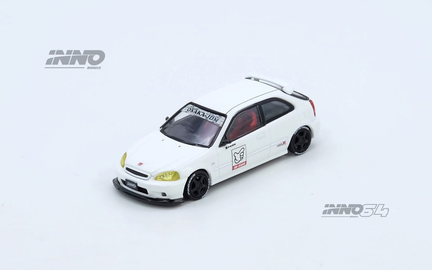 Inno64 1/64 Thailand Diecast Expo 2025 Event Edition Honda Civic Type R (EK9) White