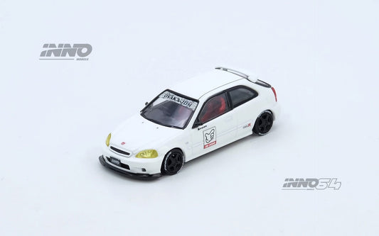 Inno64 1/64 Thailand Diecast Expo 2025 Event Edition Honda Civic Type R (EK9) White