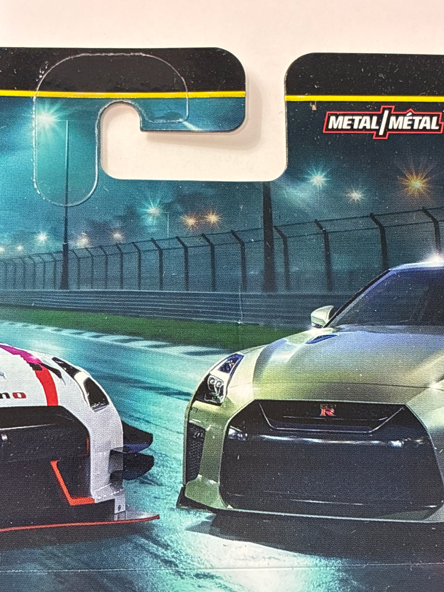 Hot Wheels 1/64 Premium Car Culture 2 Pack Nissan GT-R Nismo GT3 White & Nissan GT-R (R35) Green - JBL05 - Damaged Box