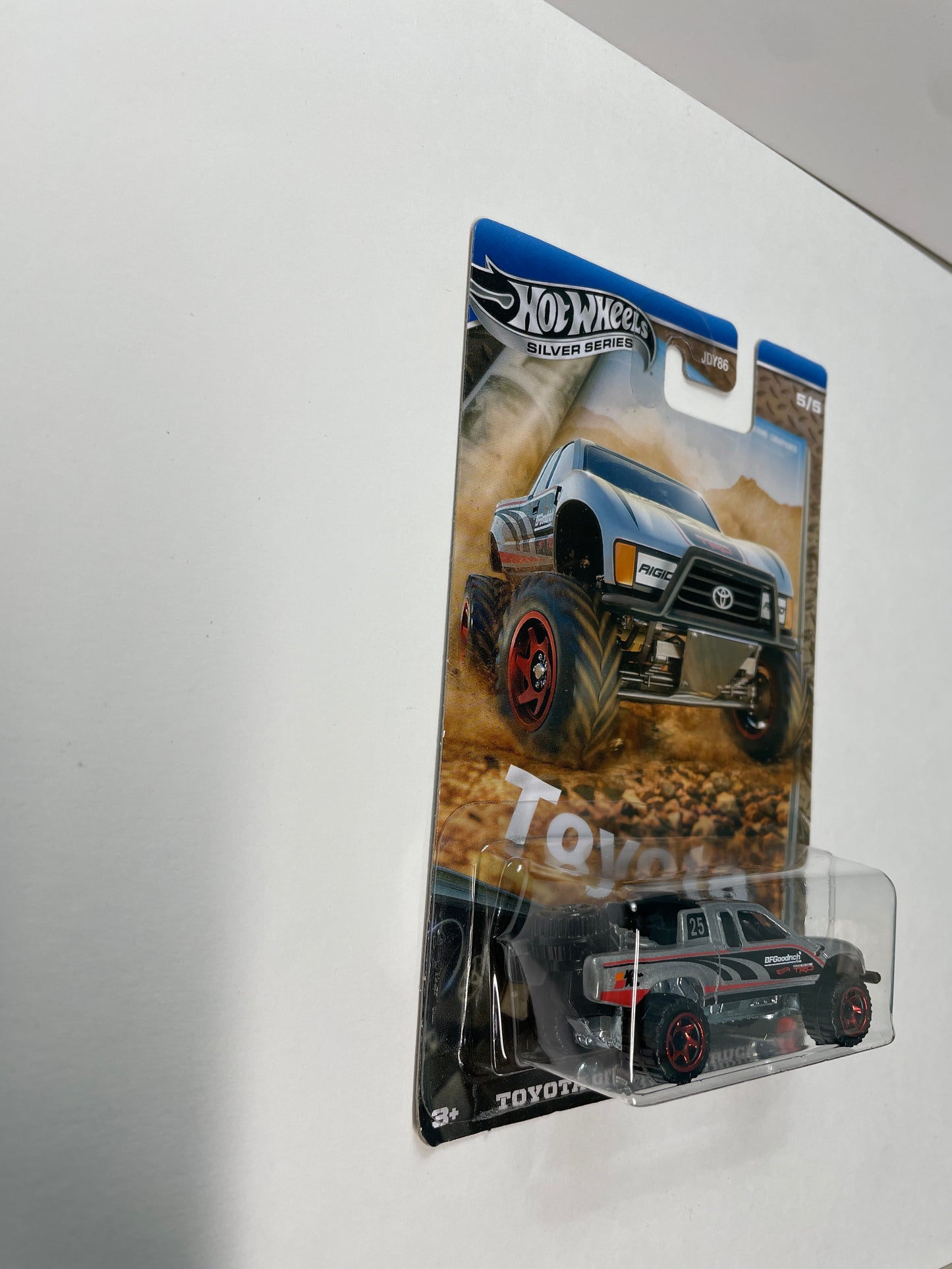 Hot Wheels 1/64 Toyota Silver Series Toyota Off-Road Truck Silver - JCB75