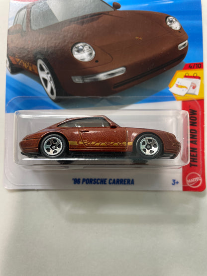 Hot Wheels 1/64 ‘96 Porsche Carrera Brown - Damaged Box