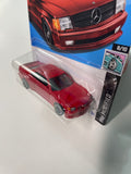 Hot Wheels 1/64 ‘89 Mercedes-Benz 560 Sec AMG Red