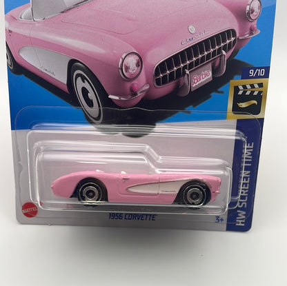 *Japan Card* Hot Wheels 1/64 1956 Corvette Pink