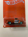 Hot Wheels 1/64 Orange & Blue Custom ‘56 Ford Truck Orange