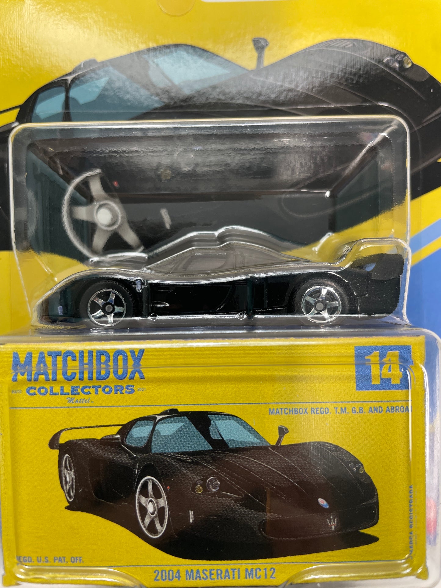 Matchbox Collectors 1/64 2004 Maserati MC12 Black - JJW07