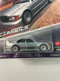 Hot Wheels 1/64 Car Culture Modern Classics 1990 Mercedes-Benz 190 E 2.5-16 Evolution II Silver