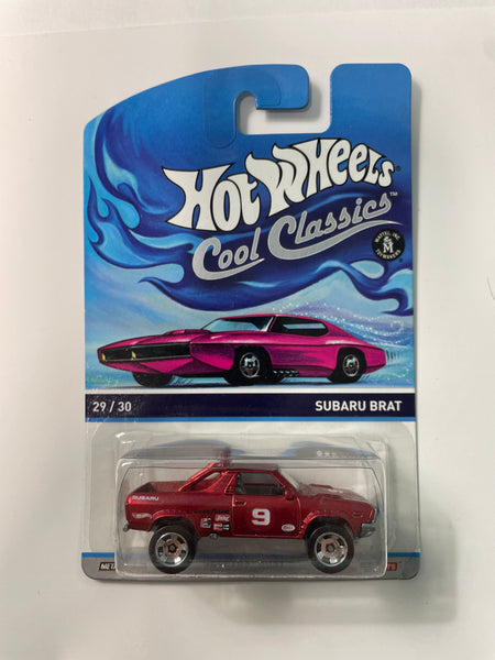 Hot Wheels 1/64 Cool Classics Subaru Brat Red - Damaged Card