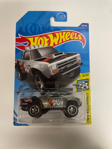 Hot Wheels 1/64 Zamac ‘87 Dodge D100 - Damaged Card