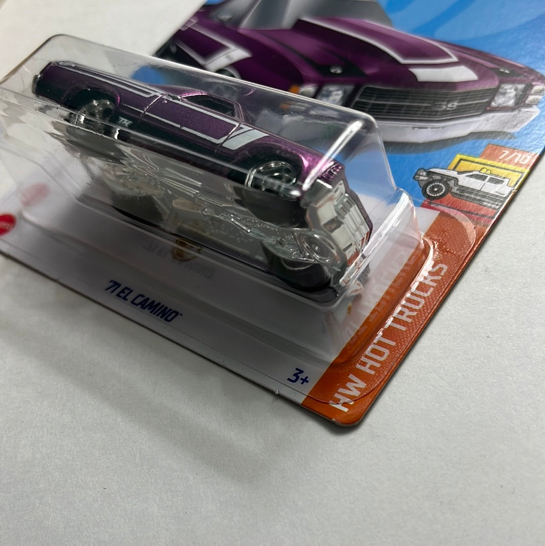 Hot Wheels Super Treasure Hunt '71 Chevy El Camino Purple – Flipn