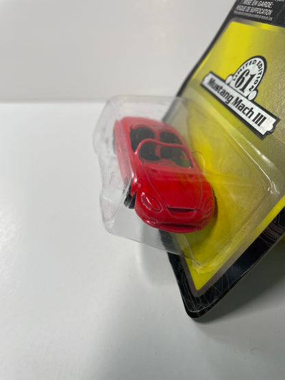 Maisto 1/64 Motor Works Mustang Mach III Red - Damaged Box