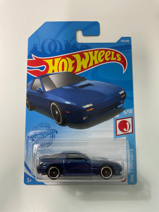 Hot Wheels 1/64 ‘89 Mazda Savanna RX7 FC3S Blue