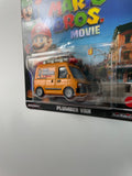 Hot Wheels 1/64 Pop Culture The Super Mario Bros.Movie Plumber Van Orange