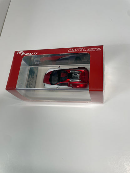 Mortal Model 1/64 2010 Bugatti Veyron 16.4 Super Sport Red & White