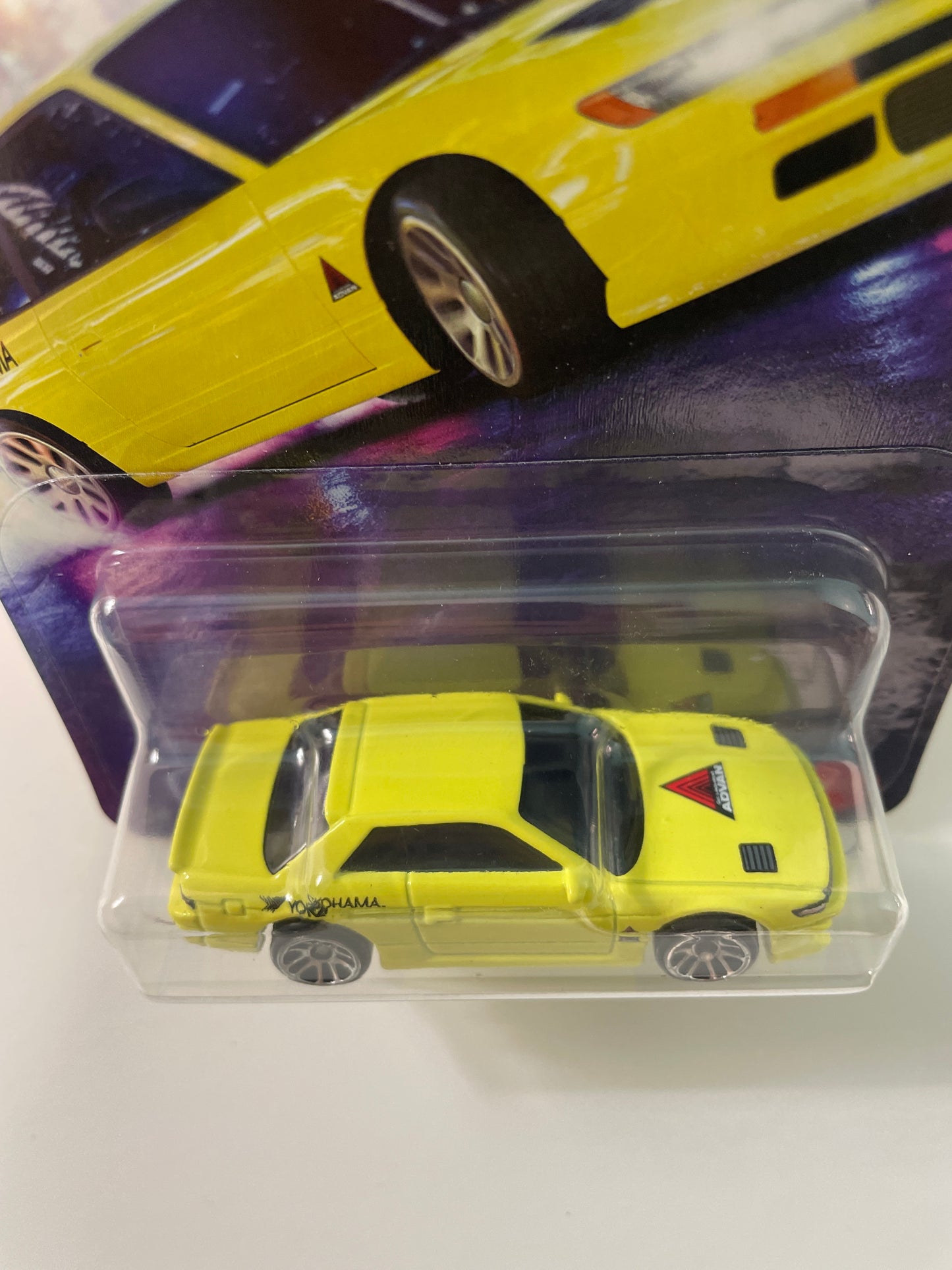 Hot Wheels 1/64 Silver Series The Fast And The Furious Tokyo Drift Nissan Silvia (S13) Yellow - JKX09