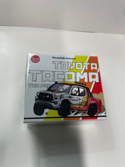GCD 1/64 Los Angeles Diecast Club Exclusive Toyota Tacoma TRD PRO White & Red