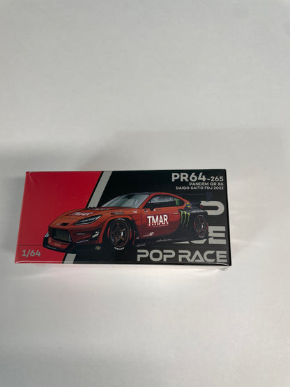 Pop Race 1/64 Pandem Toyota GR 86 Daigo Saito FDJ 2022 Red - PR64-0265