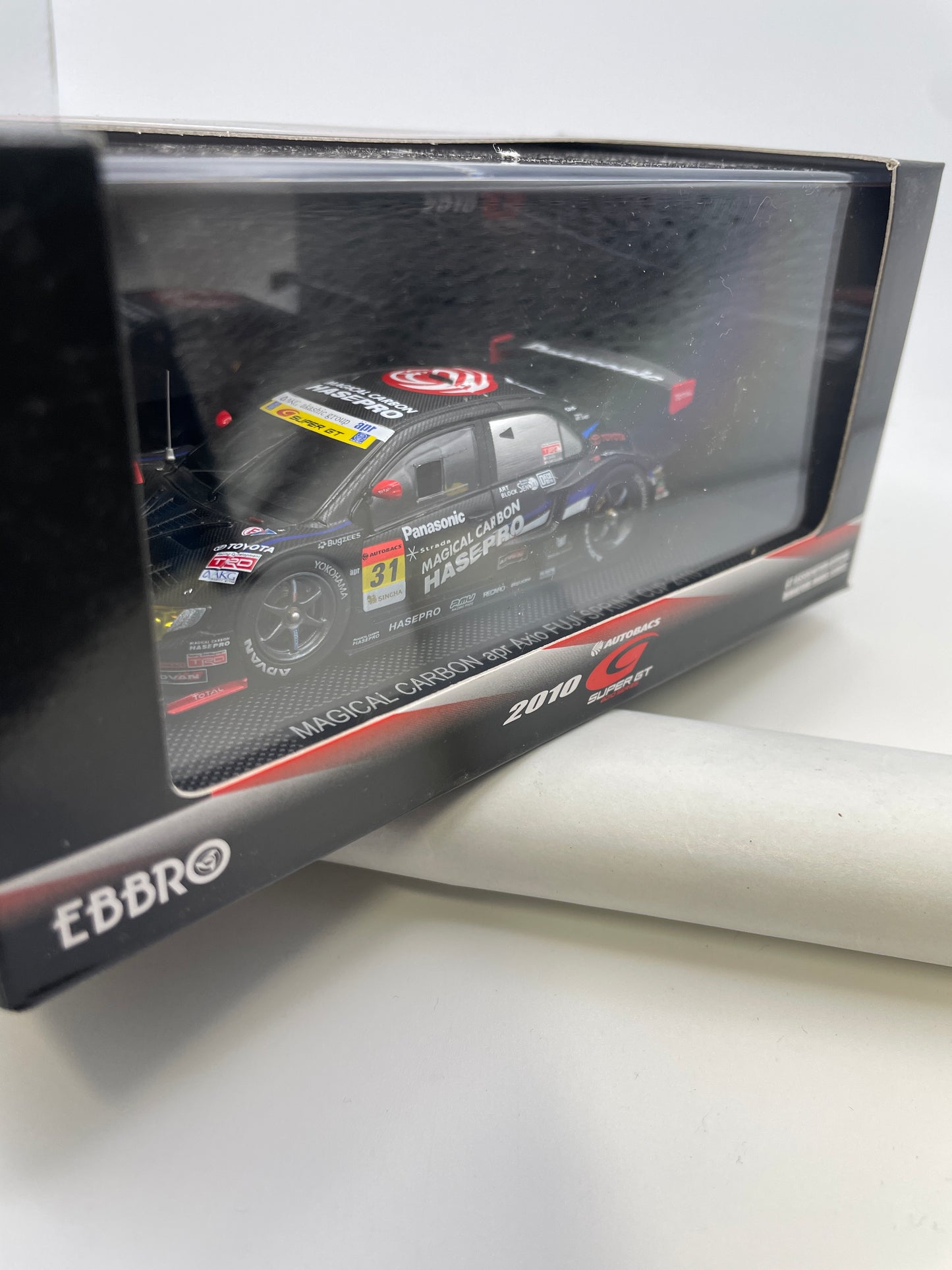 Ebbro 1/43 Toyota Fuji Sprint cup 2010 Magical Carbon apr Axio n31 Black