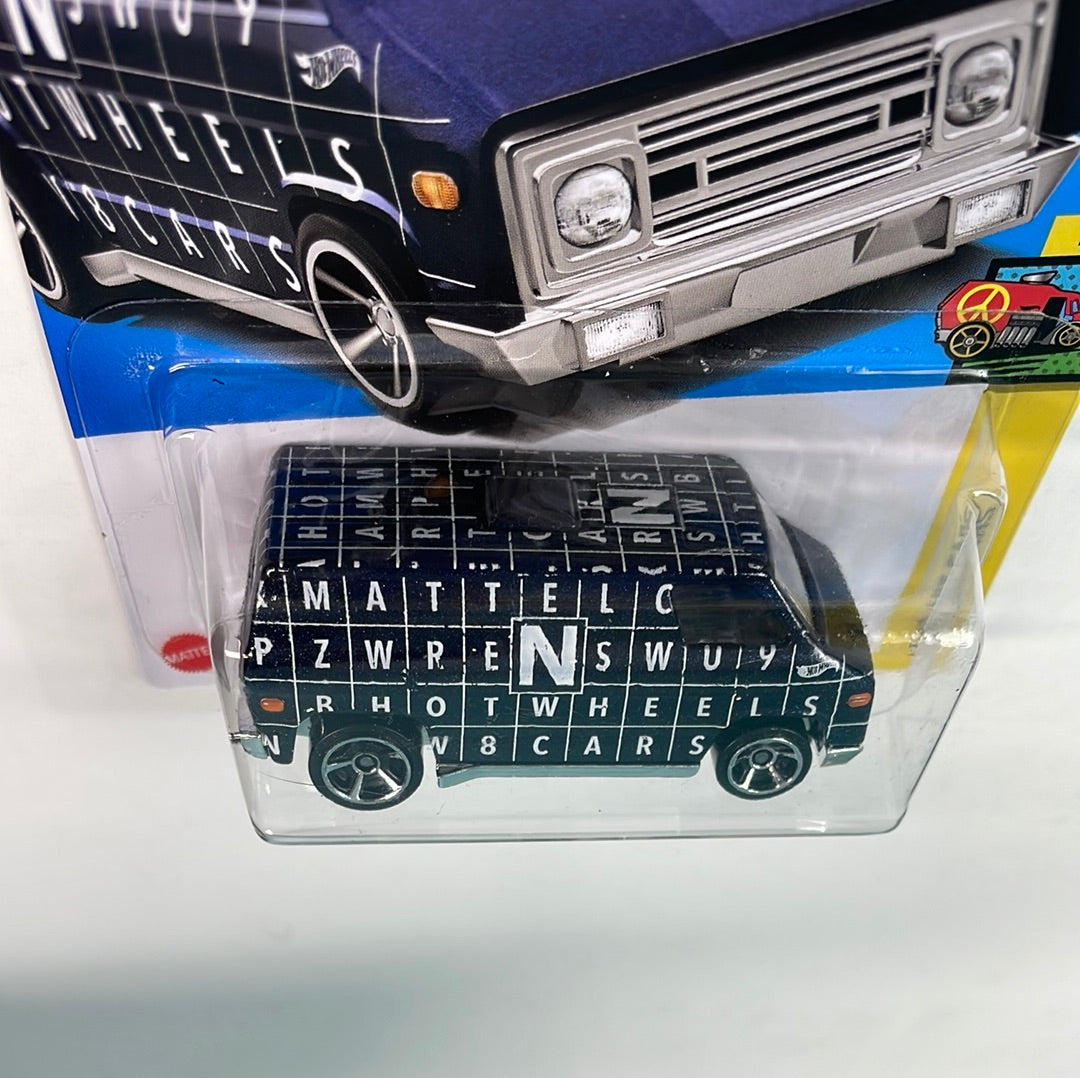 Hot Wheels 1/64 70s Van Dark Blue