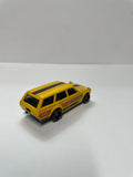 *Loose* Hot Wheels 1/64 Kroger Exclusive ‘71 Datsun 510 Wagon Momo Yellow