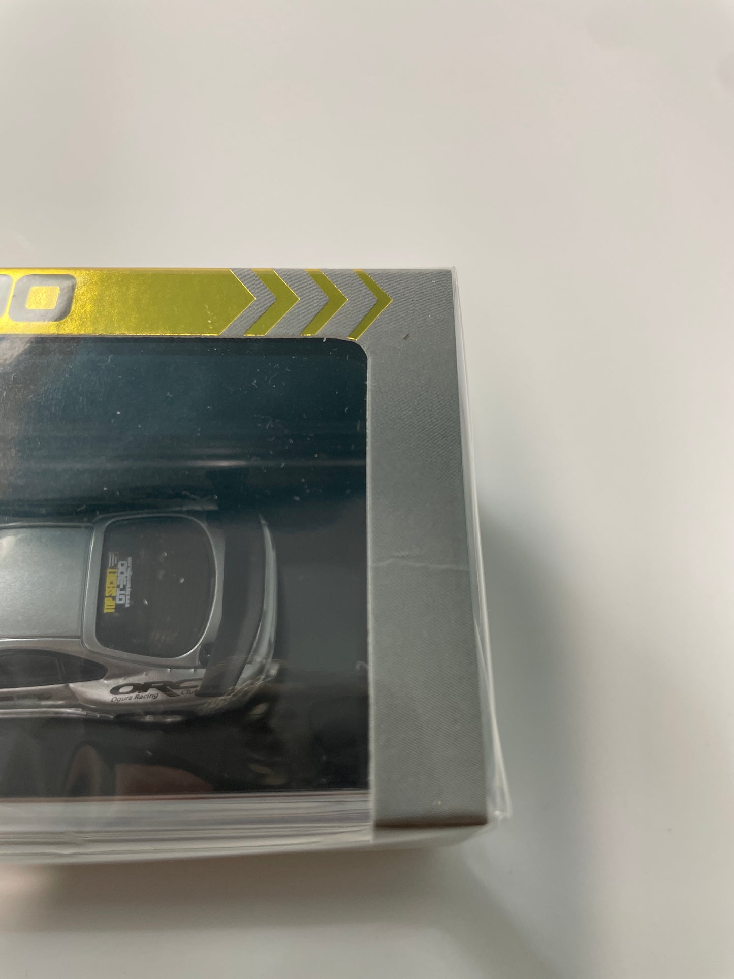 BM Creation 1/64 Top Secret GT-300 Toyota Supra (JZA80) MIAS 20th Ann. Edition Silver - 64B0435 - Damaged Box
