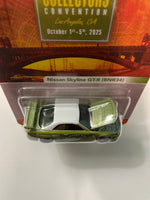 Hot Wheels 1/64 39th Annual Collectors Convention Los Angeles Dinner Car Nissan Skyline GT-R (BNR34) Green