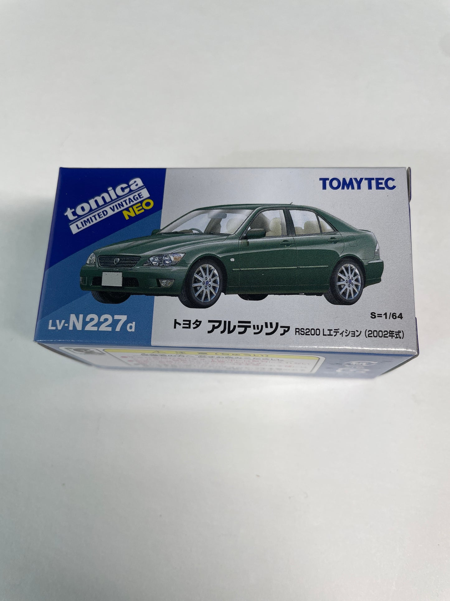 Tomica Limited Vintage Neo 1/64 LV-N227d Toyota Altezza RS200 Z Edition 2002 Green
