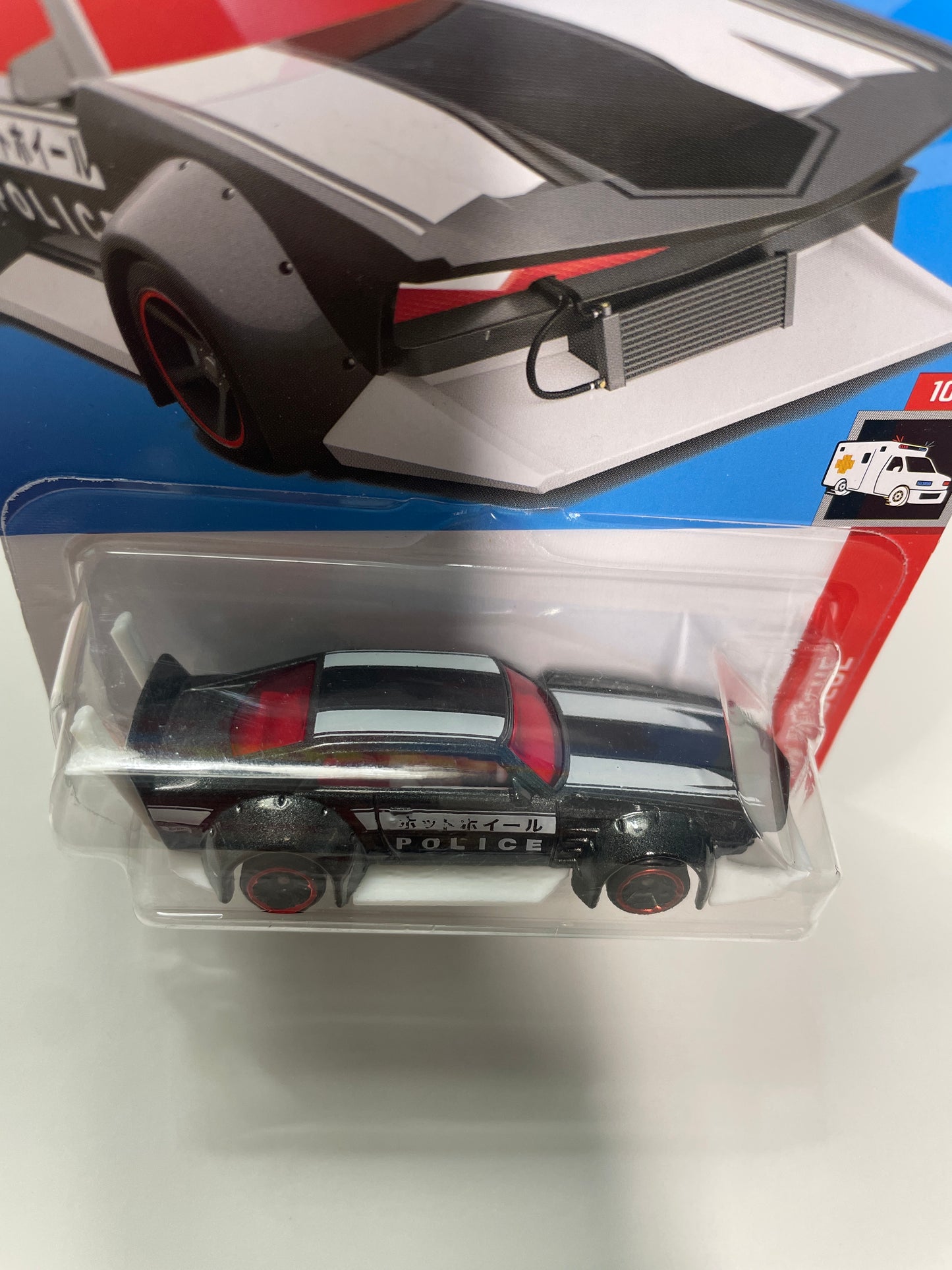 Hot Wheels 1/64 Mad Manga Police Black & White