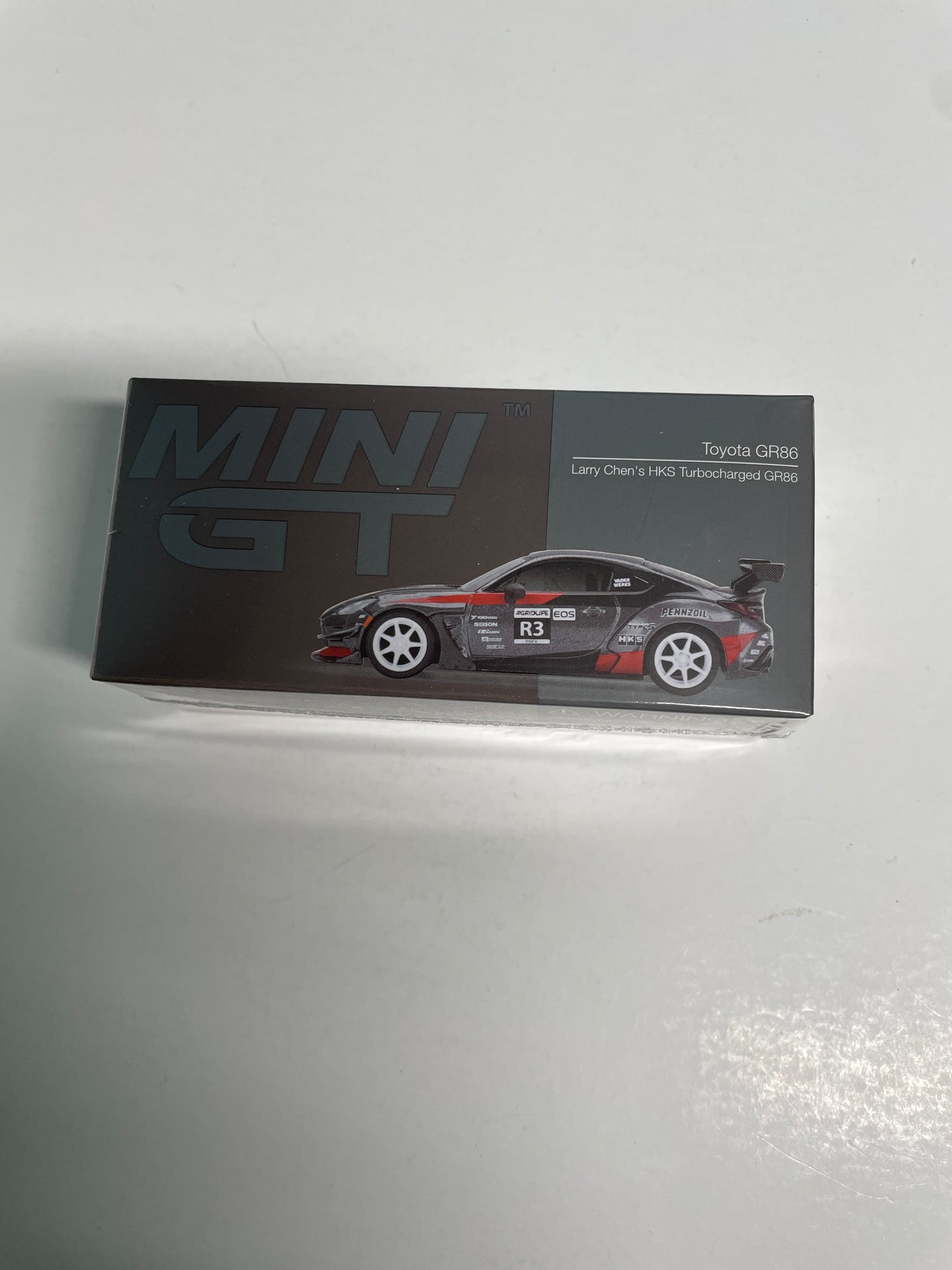 Mini GT 1/64 Toyota GR86 Larry Chen's HKS Turbocharged GR86 Black