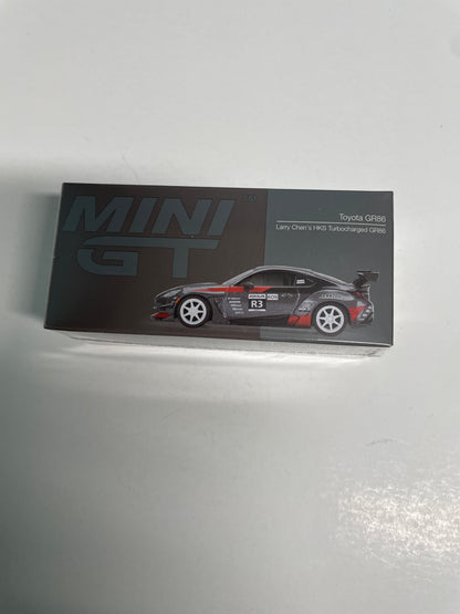 Mini GT 1/64 Toyota GR86 Larry Chen's HKS Turbocharged GR86 Black