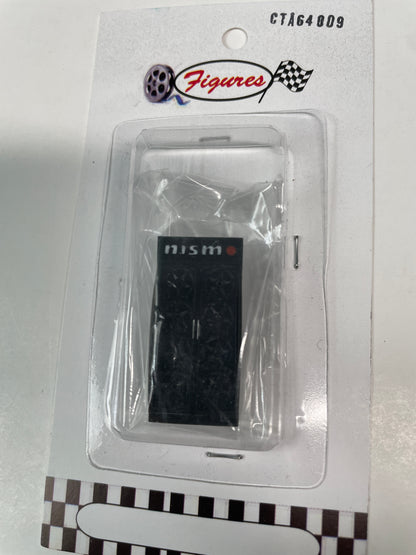 Figures 1/64 Gabinet w/ Wheels Nismo Black