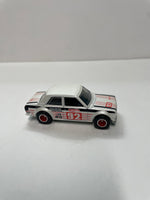 *Loose* Hot Wheels 1/64 Real Riders Datsun Bluebird 510 n92 White