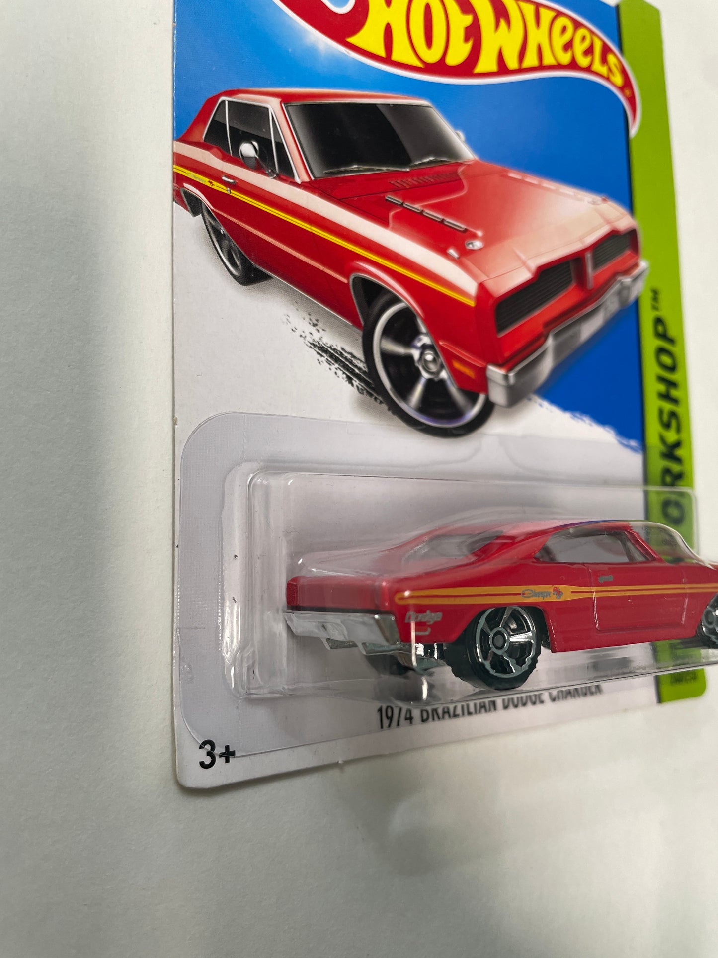 Hot Wheels 1/64 1974 Brazilian Dodge Charger Red - Damaged Car (Read description)