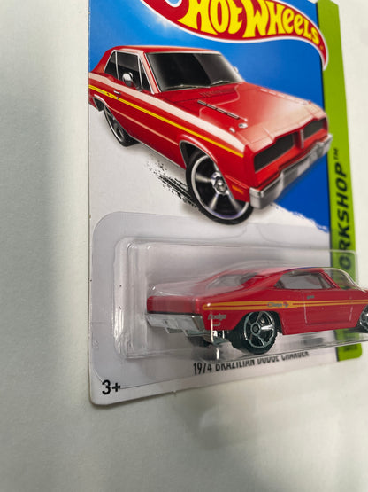 Hot Wheels 1/64 1974 Brazilian Dodge Charger Red - Damaged Car (Read description)