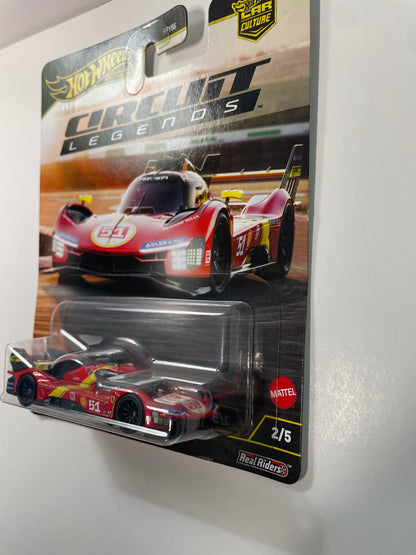 Hot Wheels 1/64 Car Culture Circuit Legends Ferrari 499P Japan Card Red - SKU: JBK49