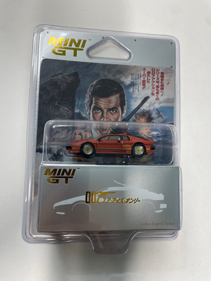Mini GT 1/64 Lotus Esprit Turbo Copper Fire Metallic "For Your Eyes Only" Japanese Blister Packaging Orange - MGT00912-007J