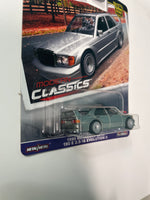 Hot Wheels 1/64 Car Culture Modern Classics 1990 Mercedes-Benz 190 E 2.5-16 Evolution II Silver