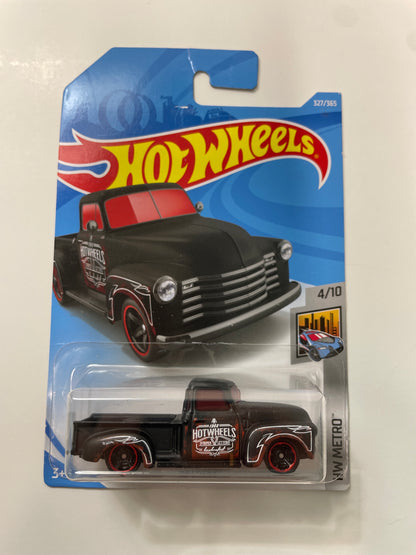 Hot Wheels 1/64 ‘52 Chevy Black - Damaged Box