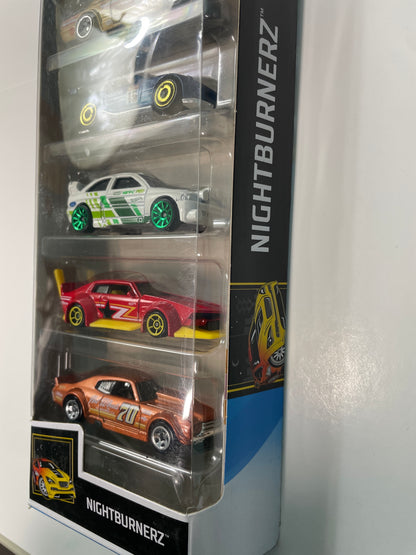 Hot Wheels 1/64 5 Pack Nightburnerz