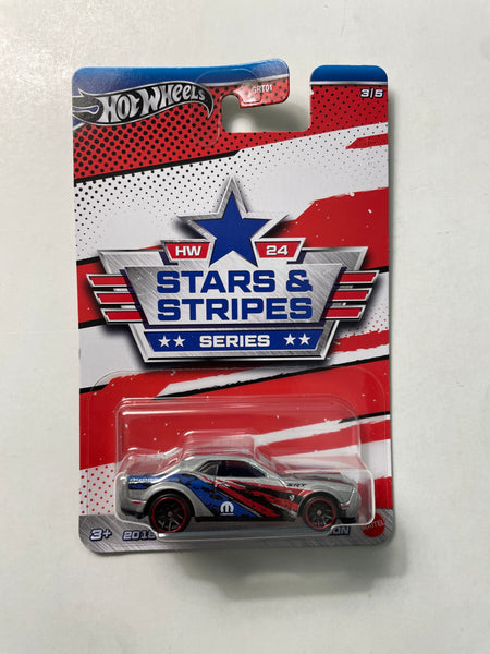 Hot Wheels 1/64 Stars & Stripes Series 2018 Dodge Challenger SRT Demon Grey