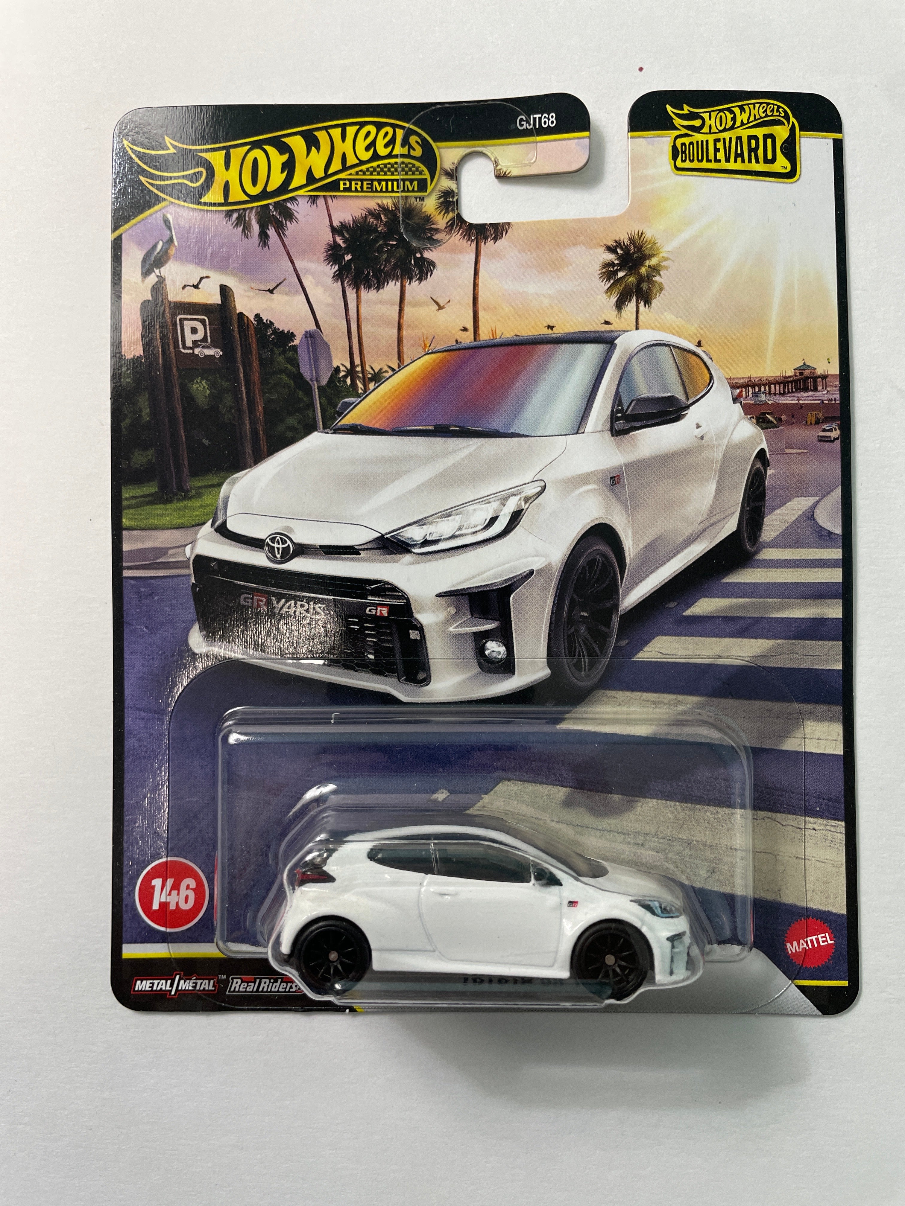 Hot Wheels 1/64 2026 Boulevard Mix G Toyota GR Yaris White - JHW19