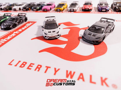 Dream Customs 1/64 Liberty Walk Desktop Diorama (Crimson Red)