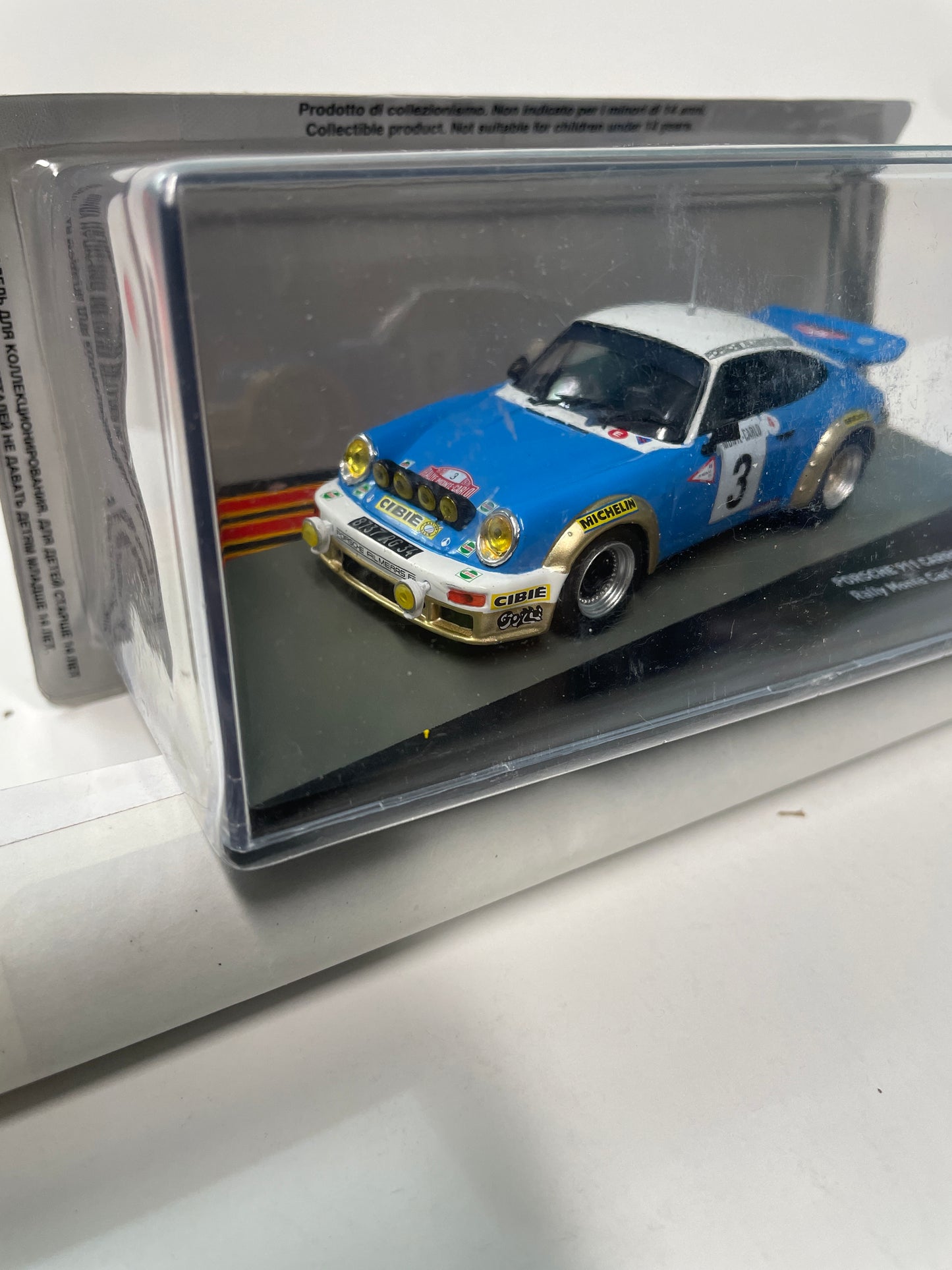 Altaya 1/43 Porsche 911 Carrera 1978 #3 Blue & White