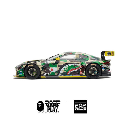 Pop Race 1/18 Aston Martin Vantage GT3 Bape Green