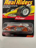 Hot Wheels 1/64 RLC Real Riders Pit Cruiser Orange