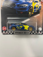 Hot Wheels 1/64 Boulevard 2019 Subaru WRX STI Blue