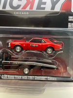 Greenlight x Acme 1/64 Nickey Chicago 1970 Chevrolet C-30 Ramp Truck w/ 1967 Chevrolet Camaro